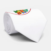 Westie Kerstboom Stropdas (Opgerold)