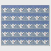 Westie Kerstengel Cadeaupapier (Vlak)