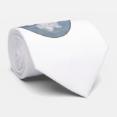 Westie Kerstengel Stropdas (Opgerold)