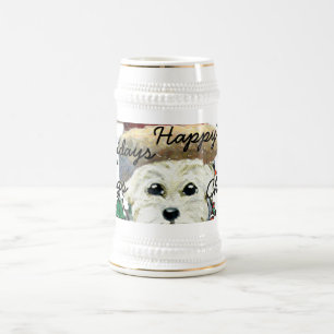 Westie Kerstmannen Bierpul