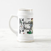 Westie Kerstmannen Bierpul (Links)