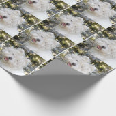 Westie Kerstmis Cadeaupapier (Hoek)