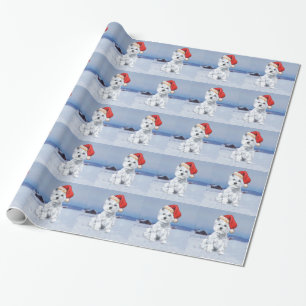 Westie Kerstmis Cadeaupapier