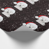 Westie Kerstmis Cadeaupapier (Hoek)
