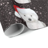 Westie Kerstmis Cadeaupapier (Rol Hoek)