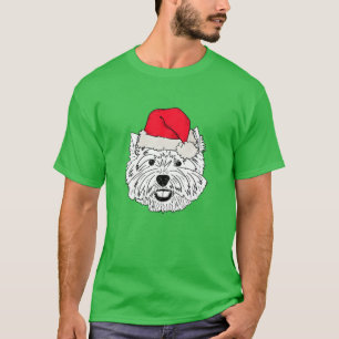 Westie Kerstmis Funny Birthday Hondenliefhebber Gi T-shirt