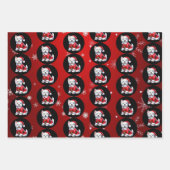 Westie Kerstmis Inpakpapier Vel (Voorkant)