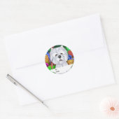 Westie Kerstmis Open Gifts Gift Labels (Envelop)