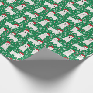 Westie kerstpapier cadeaupapier
