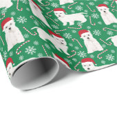 Westie kerstpapier cadeaupapier (Rol Hoek)