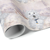 Westie Kerstvreugde Cadeaupapier (Rol Hoek)