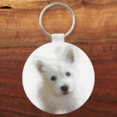 Westie Key ring Sleutelhanger (Voorkant)