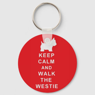Westie keyring verjaarkerst cadeau sleutelhanger
