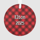 Westie kijkt uit een raam ornament (achterkant)