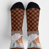 Westie kijkt uit een raam sokken (Top)