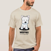 Westie KiniArt T-shirt (Voorkant)