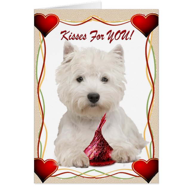 Westie Kisses voor jou (Voorkant)
