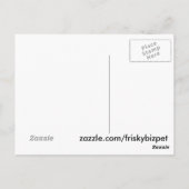 Westie Kisses voor jou Briefkaart (Achterkant)