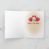 Westie Kisses voor jou Kaart (Binnen)