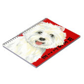 Westie-kleurenblok Notitieboek (Linkerzijde)