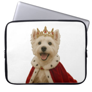 Westie Koningin Laptop Sleeve