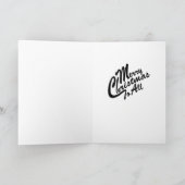 Westie laat het sneeuwen feestdagen kaart (Binnen)