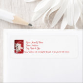 Westie laat het sneeuwen! Retouradres labels (Insitu)