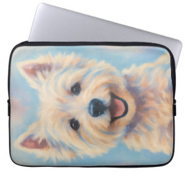 Westie-laptophoes Laptop Sleeve