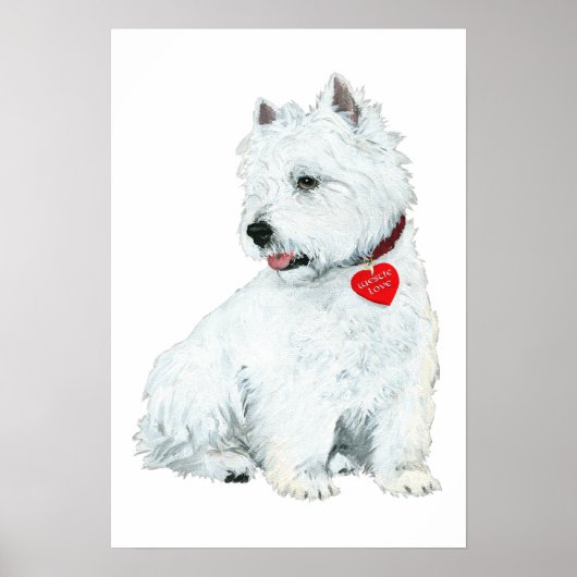 Westie Liefde Poster (Voorkant)