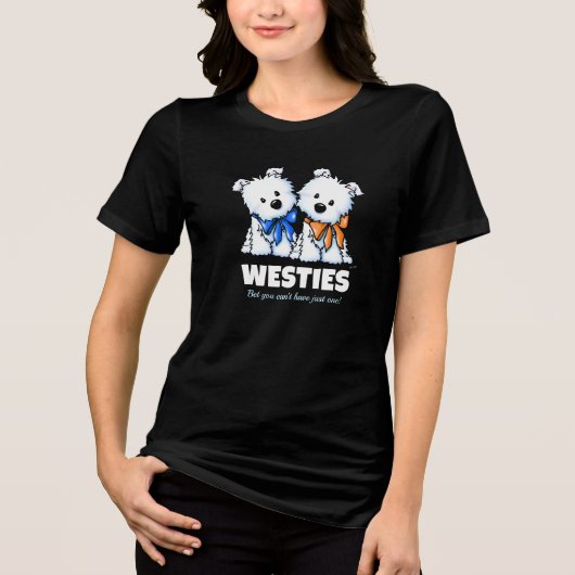 Westie Liefhebber T-Shirt (Voorkant)