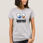 Westie Liefhebber T-Shirt (Voorkant)