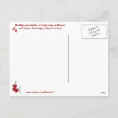 Westie Lovable Snuggable Puppy Knuffels Valentijn Feestdagenkaart (Achterkant)