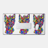 Westie Love Desk Mat (Keyboard & Muis)