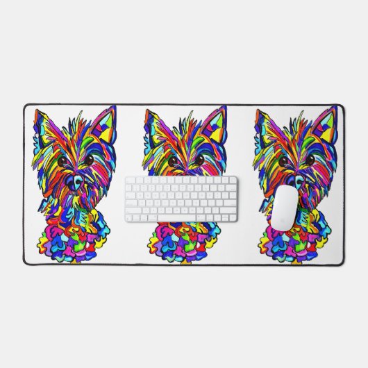 Westie Love Desk Mat (Keyboard & Muis)