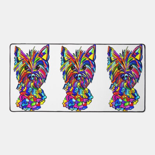 Westie Love Desk Mat (Voorkant)