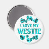 WESTIE Love Magneet (Voorkant / Achterkant)