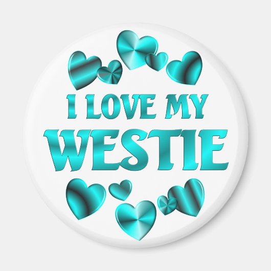 WESTIE Love Magneet (Voorkant)