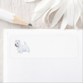 Westie Love Retouradreslabel Etiket (Insitu)