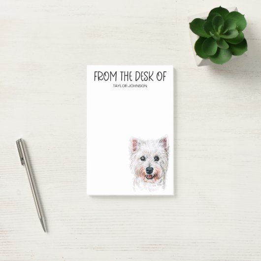 Westie Lover Post-it Notes (Kantoor)