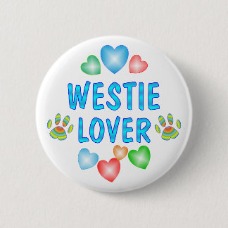 WESTIE LOVER RONDE BUTTON 5,7 CM