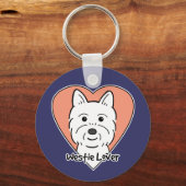 Westie Lover Sleutelhanger (Voorkant)