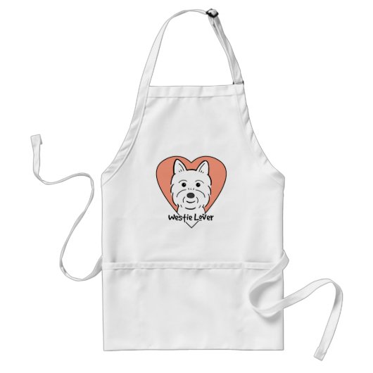 Westie Lover Standaard Schort (Voorkant)