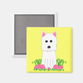 Westie Magneet (Voorkant / Achterkant)