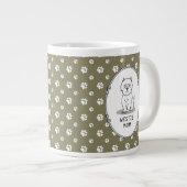Westie Mam - West Highland White Terrier Dog Mam Grote Koffiekop (Voorkant rechts)