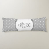 Westie Mam - West Highland White Terrier Dog Mam Lichaamskussen (Achterkant)