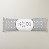 Westie Mam - West Highland White Terrier Dog Mam Lichaamskussen (Voorkant)