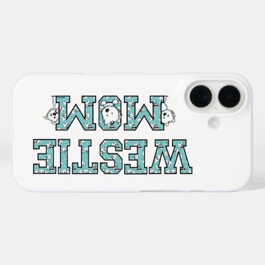 Westie mama Case-Mate iPhone case (Achterkant (horizontaal))