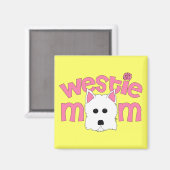 Westie mama magneet (Voorkant / Achterkant)
