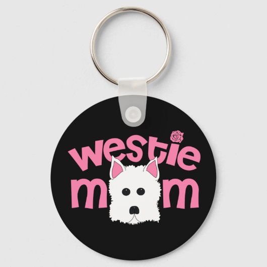 Westie mama sleutelhanger (Voorkant)