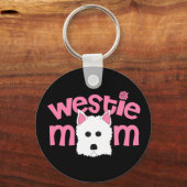 Westie mama sleutelhanger (Voorkant)